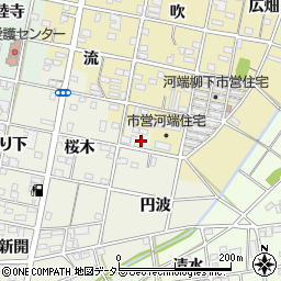 愛知県一宮市浅井町東浅井円波4周辺の地図