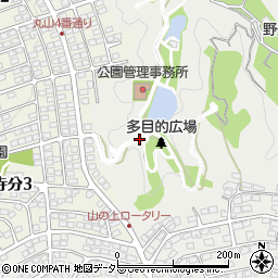 鎌倉中央公園周辺の地図