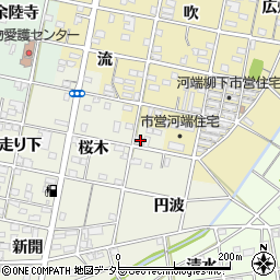 愛知県一宮市浅井町東浅井円波5-1周辺の地図