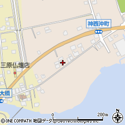 島根県出雲市神西沖町2324周辺の地図