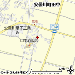 滋賀県高島市安曇川町田中2302周辺の地図