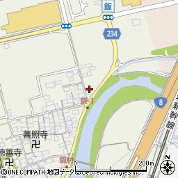 滋賀県米原市飯53周辺の地図