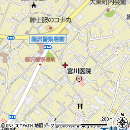 神奈川県藤沢市本鵠沼周辺の地図