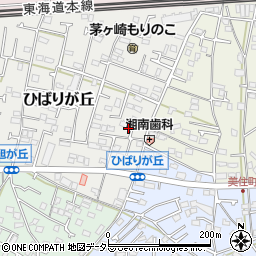 神奈川県茅ヶ崎市ひばりが丘6-31-11周辺の地図