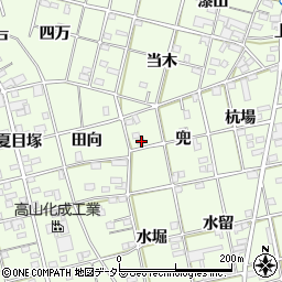 愛知県一宮市瀬部兜9-3周辺の地図
