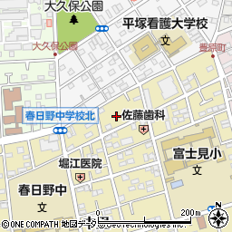 神奈川県平塚市中里19-7周辺の地図