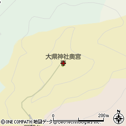 大県神社奥宮周辺の地図