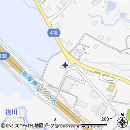 静岡県御殿場市柴怒田578周辺の地図