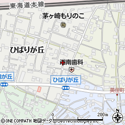 神奈川県茅ヶ崎市ひばりが丘6-31-10周辺の地図