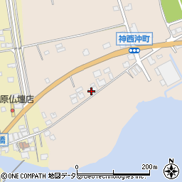 島根県出雲市神西沖町2337周辺の地図