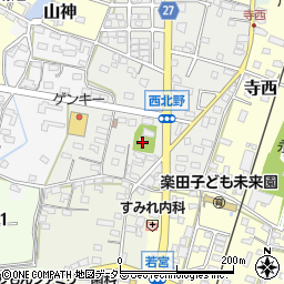 愛知県犬山市西北野97周辺の地図
