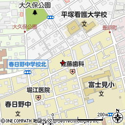 神奈川県平塚市中里19-3周辺の地図