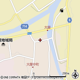 兵庫県養父市大屋町大屋市場65周辺の地図