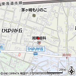 神奈川県茅ヶ崎市ひばりが丘6-28-1周辺の地図