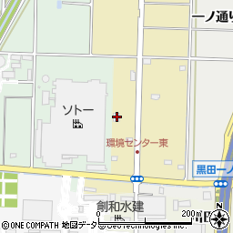 愛知県一宮市木曽川町内割田二の通り94周辺の地図