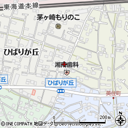 神奈川県茅ヶ崎市ひばりが丘6-28-2周辺の地図
