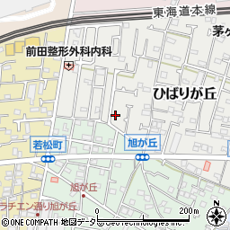 神奈川県茅ヶ崎市ひばりが丘1-33周辺の地図