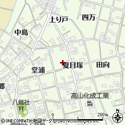 愛知県一宮市瀬部夏目塚30周辺の地図