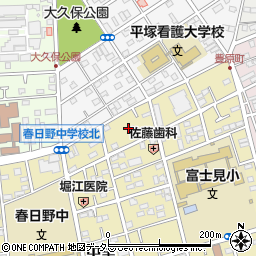 神奈川県平塚市中里19周辺の地図