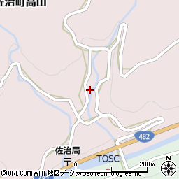 鳥取県鳥取市佐治町高山38周辺の地図