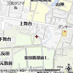 愛知県犬山市下舞台100-2周辺の地図