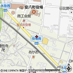大垣共立銀行安八支店周辺の地図