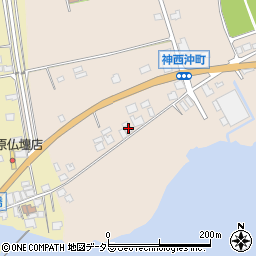 島根県出雲市神西沖町2338周辺の地図