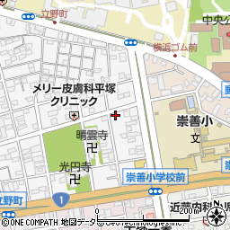 リパーク平塚立野町駐車場周辺の地図