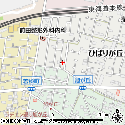 神奈川県茅ヶ崎市ひばりが丘1-32周辺の地図