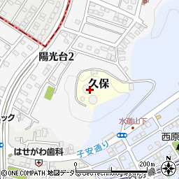 千葉県君津市久保周辺の地図