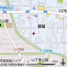 神奈川県平塚市徳延686-5周辺の地図