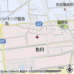岐阜県養老町（養老郡）色目周辺の地図