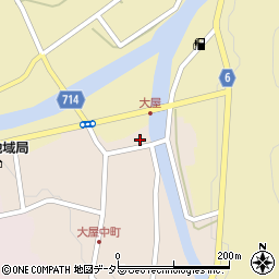 兵庫県養父市大屋町大屋市場3周辺の地図