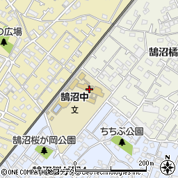 藤沢市立鵠沼中学校周辺の地図