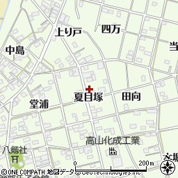 愛知県一宮市瀬部夏目塚31周辺の地図