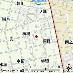 愛知県一宮市瀬部桐野13周辺の地図