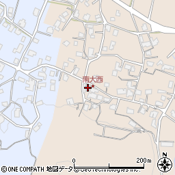 島根県雲南市加茂町大西175周辺の地図