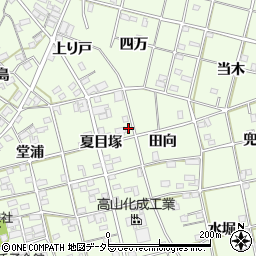 愛知県一宮市瀬部夏目塚35周辺の地図