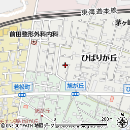 神奈川県茅ヶ崎市ひばりが丘1-36周辺の地図