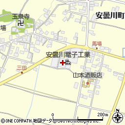 滋賀県高島市安曇川町田中2671周辺の地図