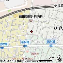 神奈川県茅ヶ崎市ひばりが丘1-24-3周辺の地図