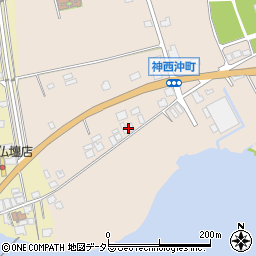 島根県出雲市神西沖町2341周辺の地図