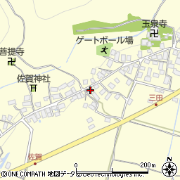 滋賀県高島市安曇川町田中3398周辺の地図