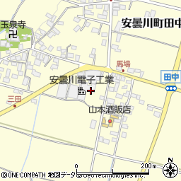 滋賀県高島市安曇川町田中2668周辺の地図