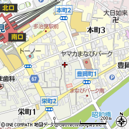 名鉄協商多治見栄町駐車場周辺の地図