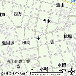 愛知県一宮市瀬部兜1周辺の地図
