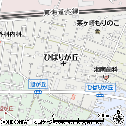 神奈川県茅ヶ崎市ひばりが丘6-1-6周辺の地図