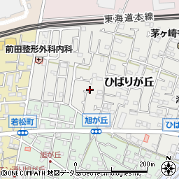 神奈川県茅ヶ崎市ひばりが丘1-37-1周辺の地図
