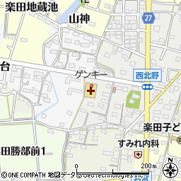 愛知県犬山市西北野201周辺の地図