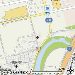 滋賀県米原市飯48周辺の地図